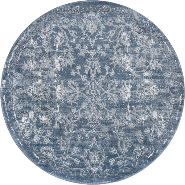 Langley Street Charters Towers Oriental Blue Area Rug & Reviews Wayfair